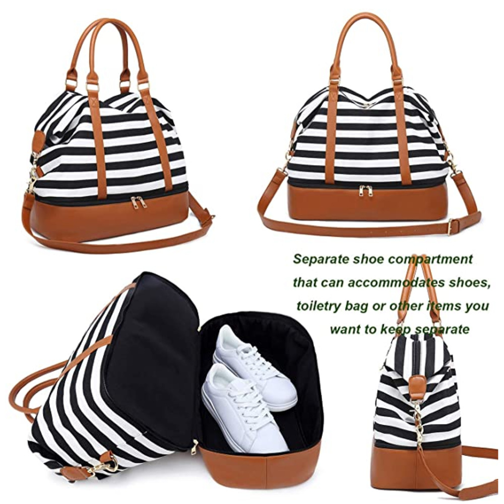NEW! Women's Larof Luxury Weekender Travel Tote - Picture 4 of 6